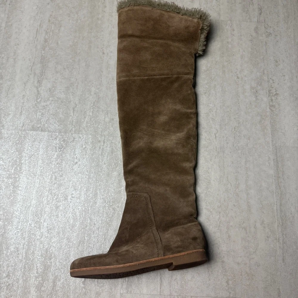 Sam Edelman Orlando Suede Boots with Faux fur